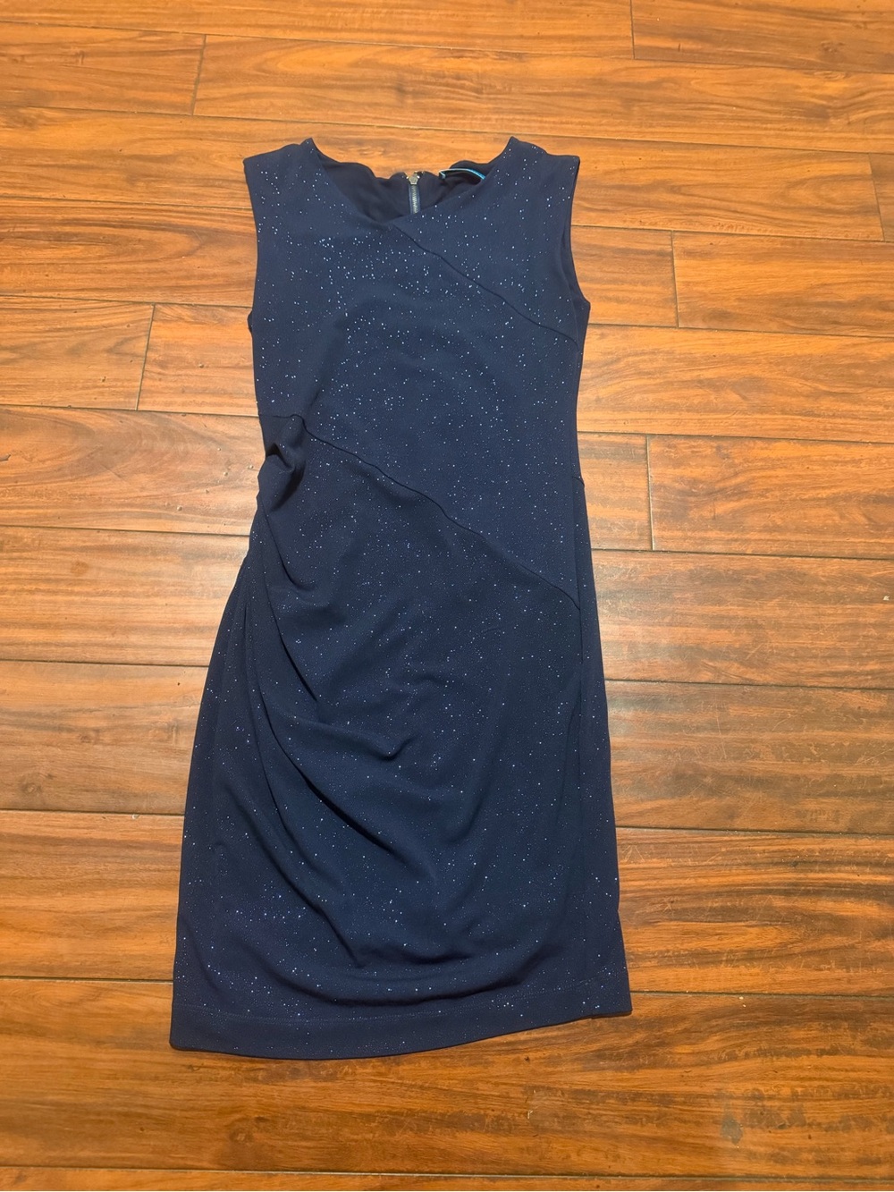 Alice + Olivia Navy Sparkle Sheath‎ Dress